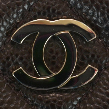 Chanel Caviar Quilted Handbag Brown 9 of 9