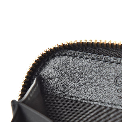 Gucci Microguccissima Zip Around Card Case Black 9 of 10