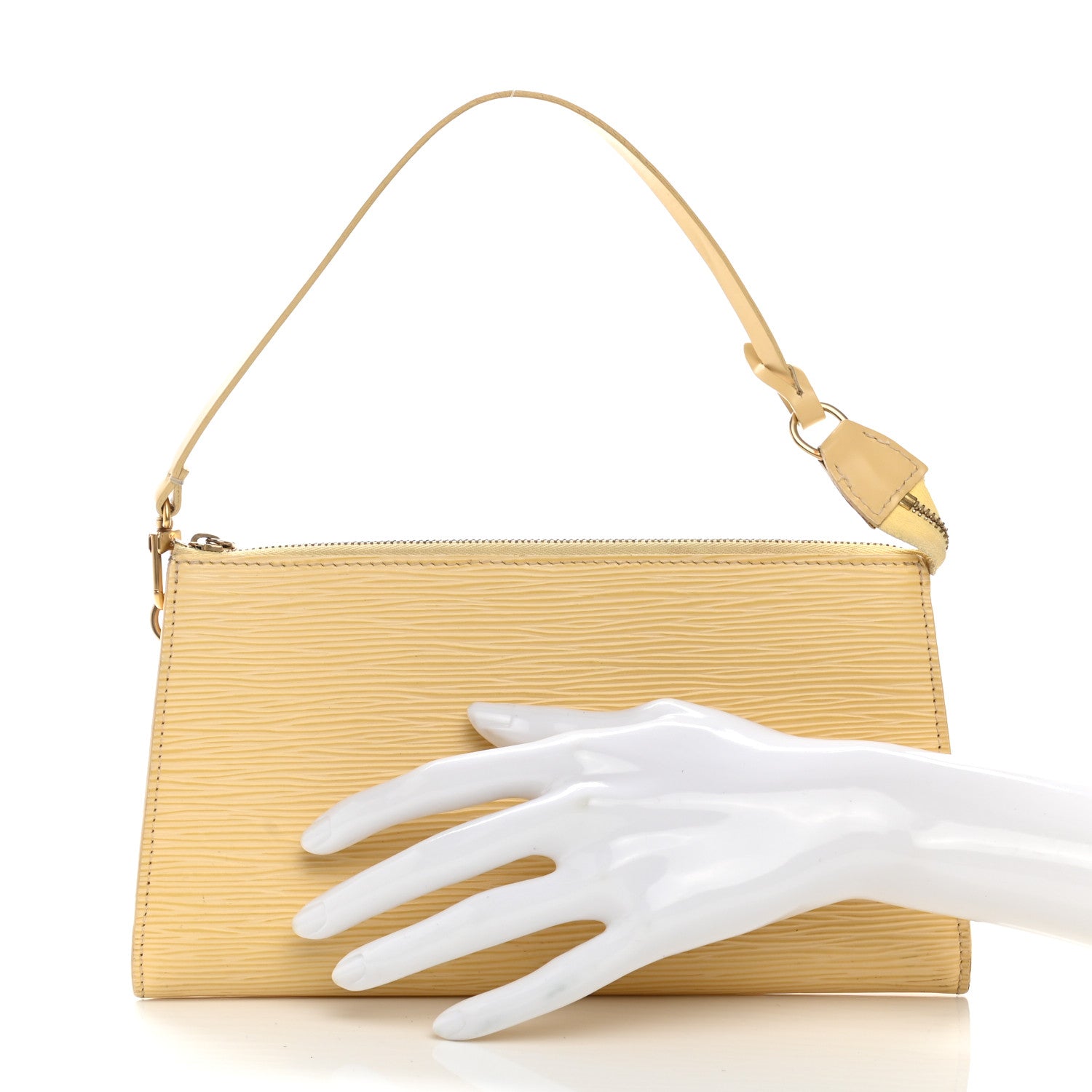 Louis Vuitton Epi Pochette Accessories 24 Vanilla 3 of 15