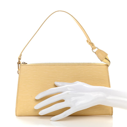 Louis Vuitton Epi Pochette Accessories 24 Vanilla 3 of 15