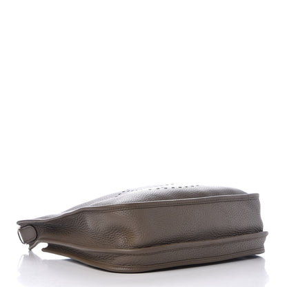 Hermes Taurillon Clemence Evelyne III PM Etain 4 of 9