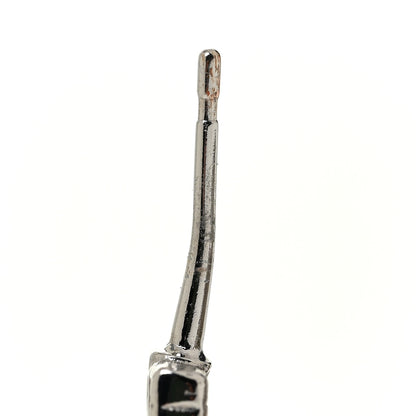 Chanel Crystal CC Drop Earrings Silver 5 of 7