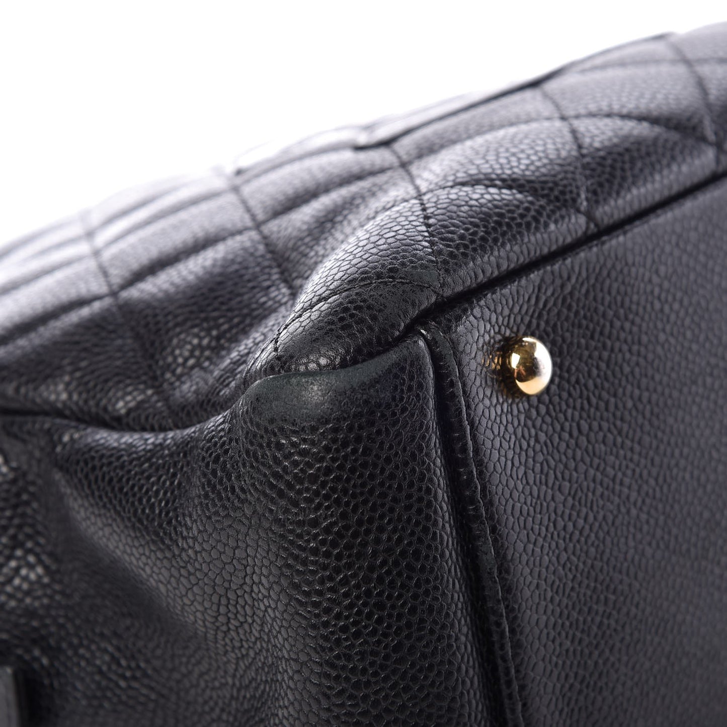 Caviar Quilted Petit Timeless Tote PTT Black