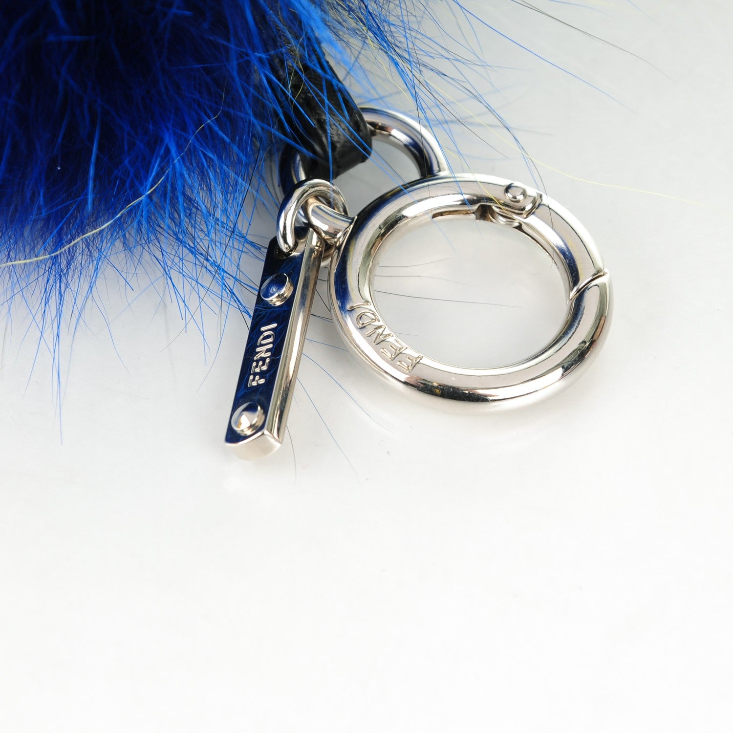 Fendi Mink Fur Fendirumi Bug-Kun Monster Bag Bug Charm Pacific Fluo Yellow 4 of 4