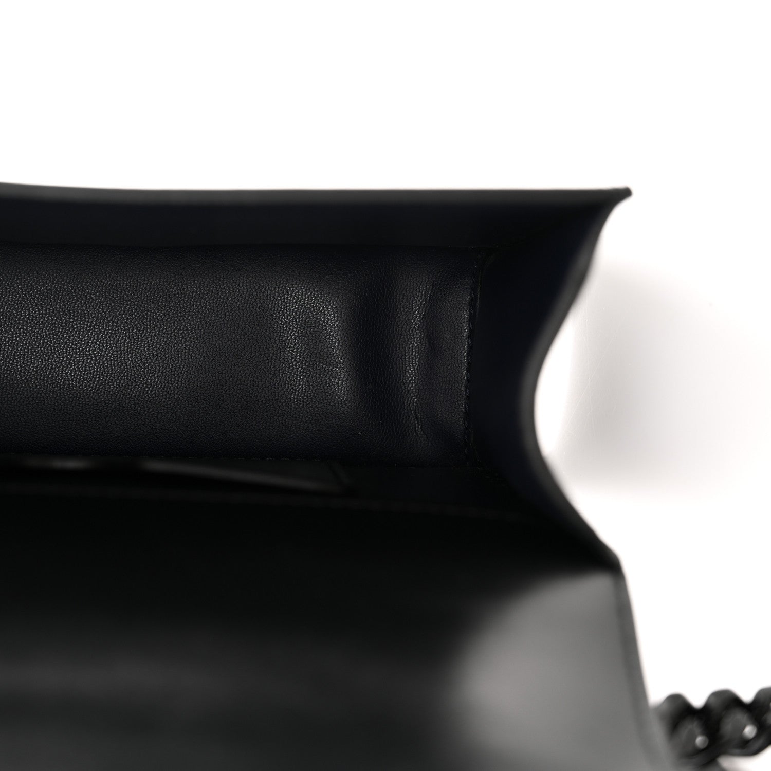 Alexander McQueen Calfskin Crystal Chain Clutch Black 12 of 12