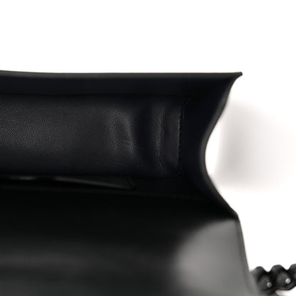 Alexander McQueen Calfskin Crystal Chain Clutch Black 12 of 12