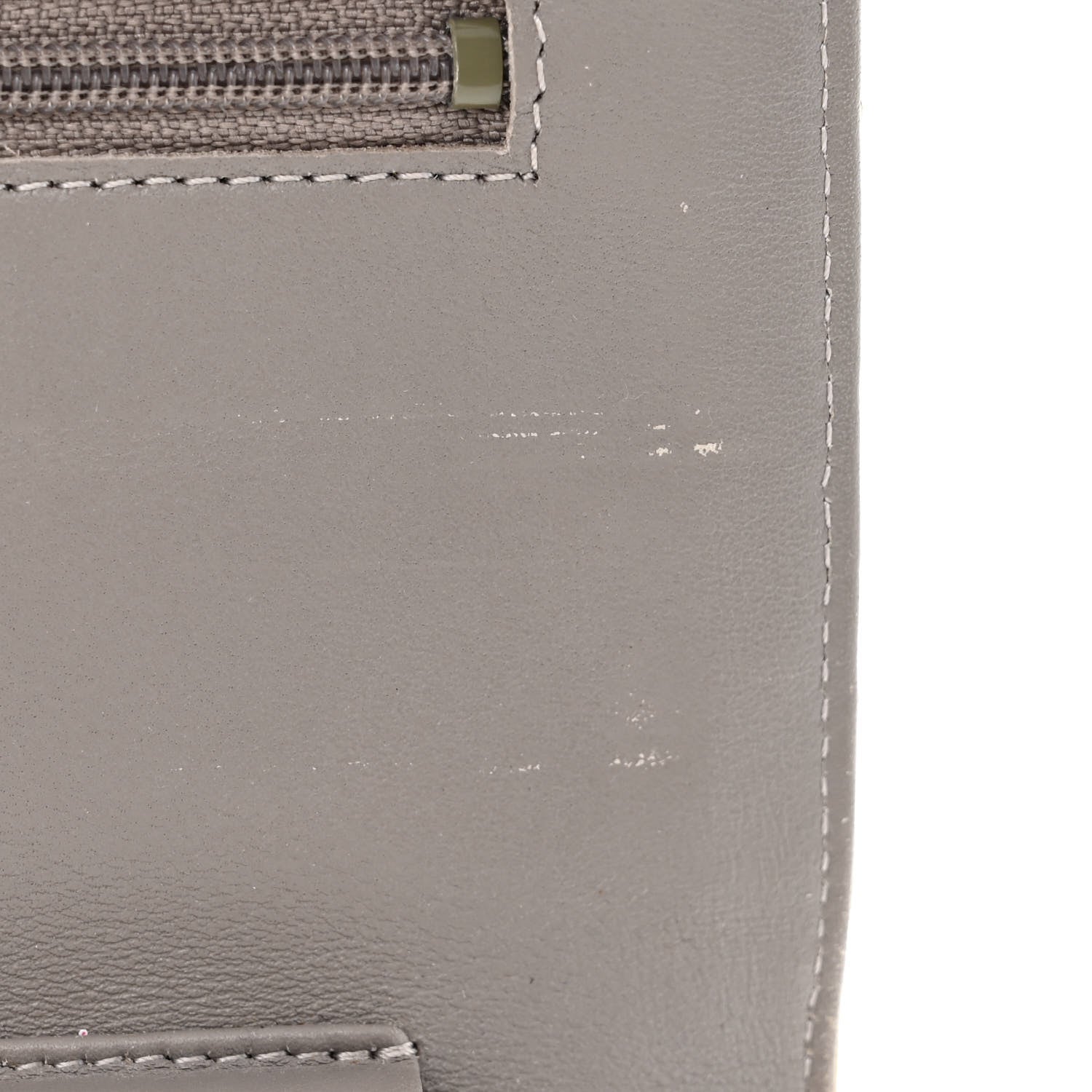 Chanel Striated Patent Quilted Wallet On Chain WOC Beige 9 of 12
