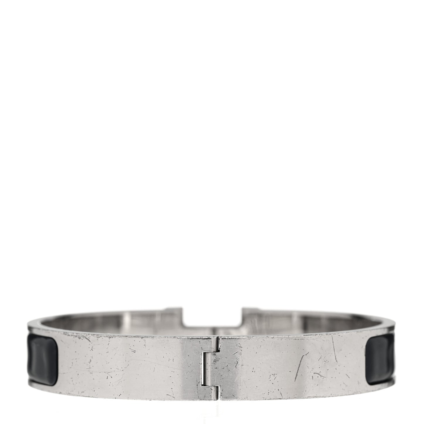 Matte Enamel Narrow Clic Clac HH Bracelet GM Bleu Nuit