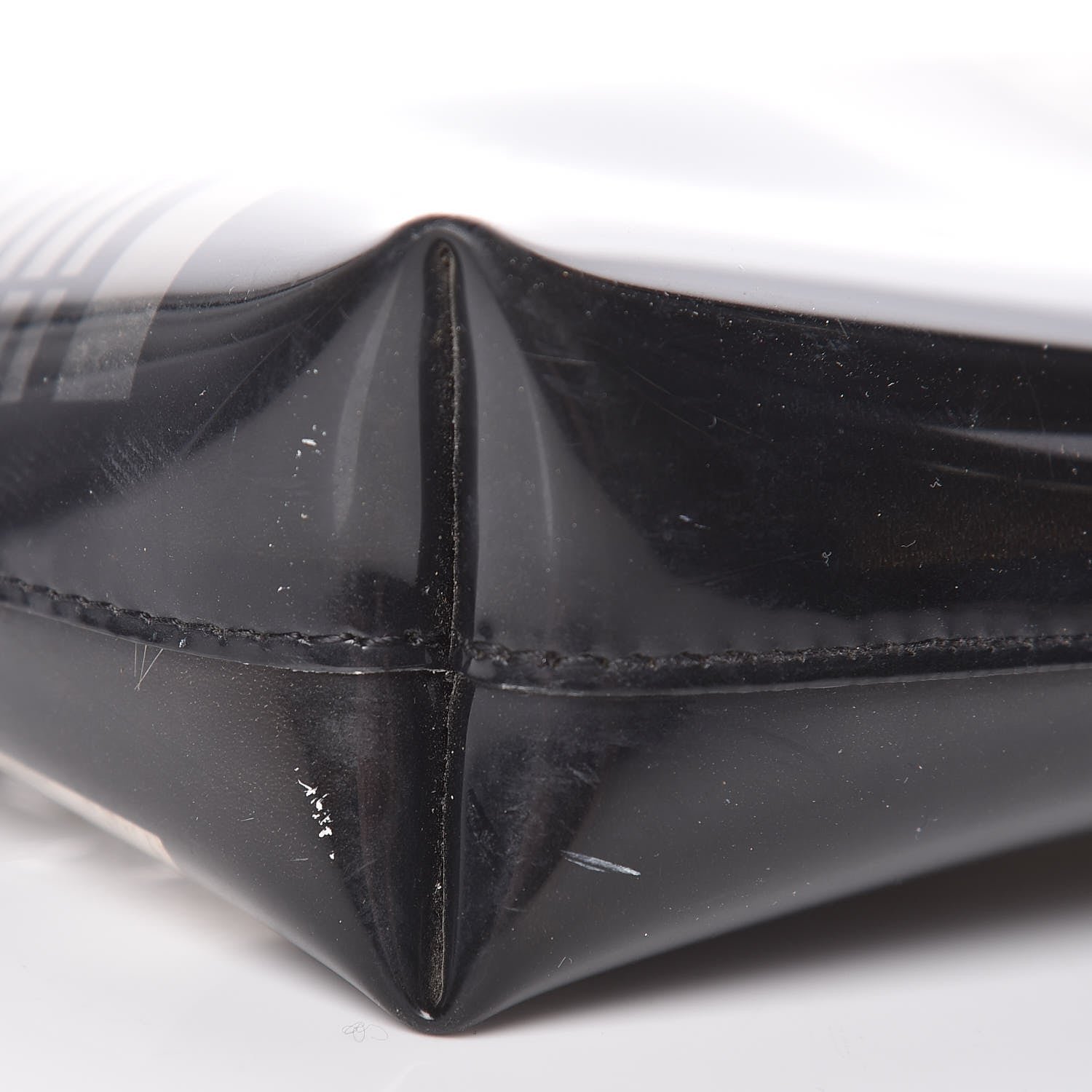 Chanel Vinyl Coco Window Pochette Black 9 of 14