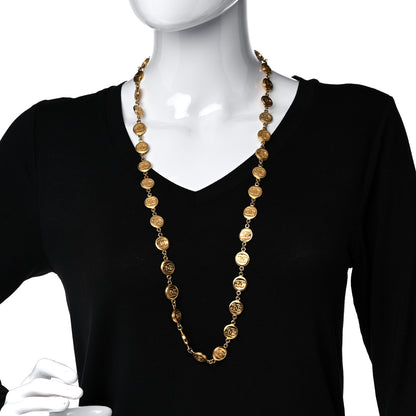 Chanel CC Medallions Necklace Gold 2 of 5