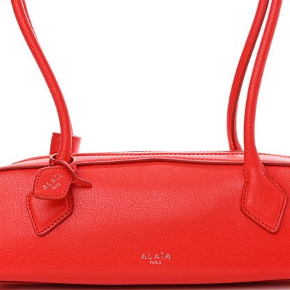 Alaia Shiny Goatskin Small Le Teckel Bag Rouge Vif 8 of 12
