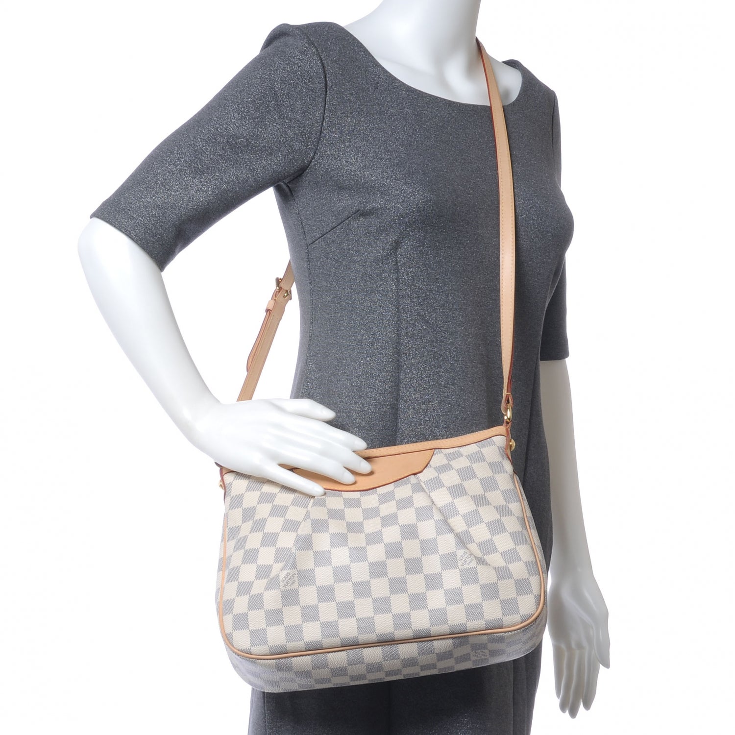 Louis Vuitton Damier Azur Siracusa PM 2 of 9