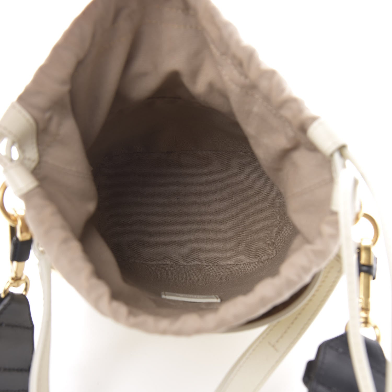 Chloe Smooth Calfskin Mini Roy Bucket Bag Natural White 5 of 11