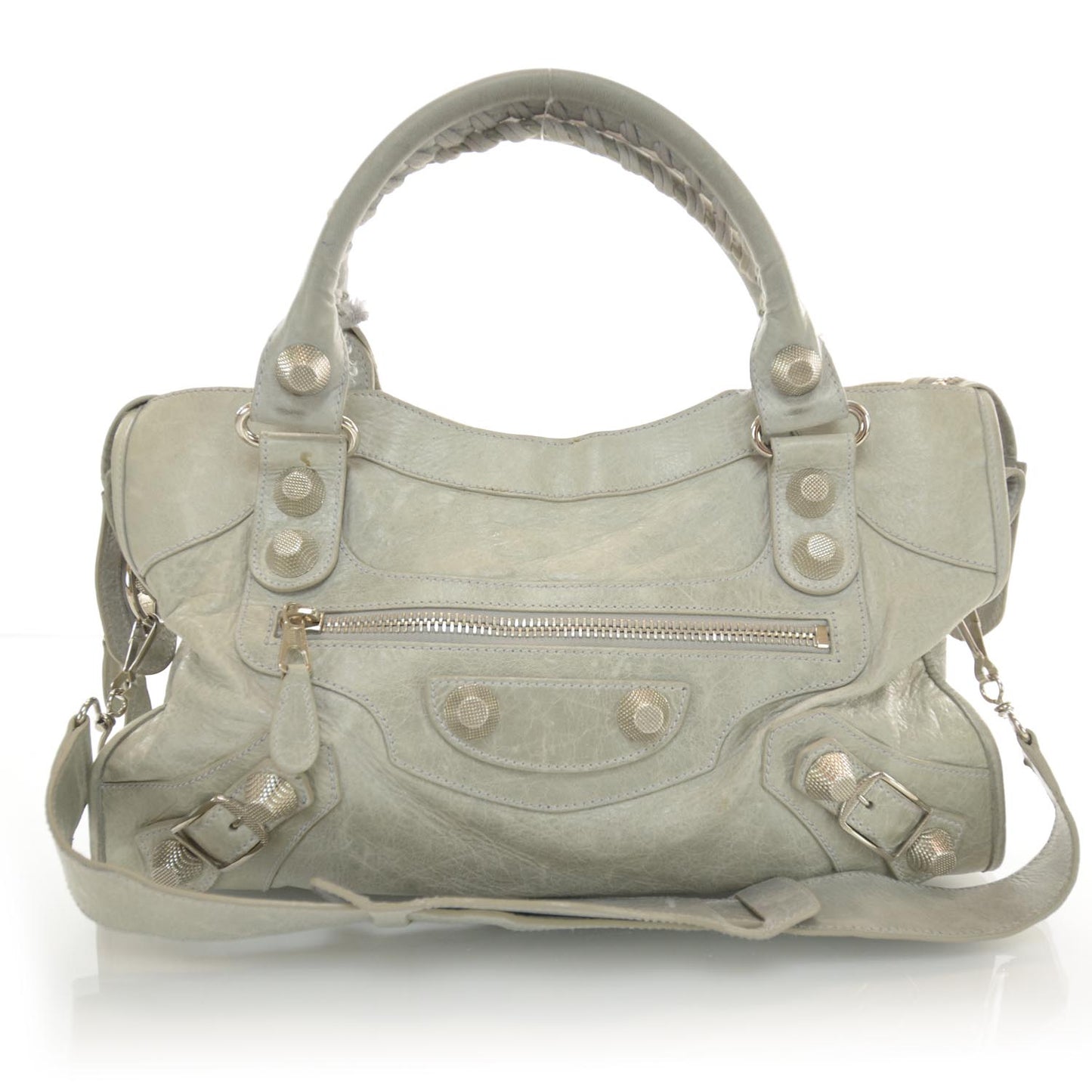 Agneau Giant 21 Silver Hardware CIty Argent