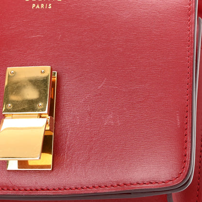 Celine Smooth Calfskin Small Classic Box Flap Bag Red 12 of 14