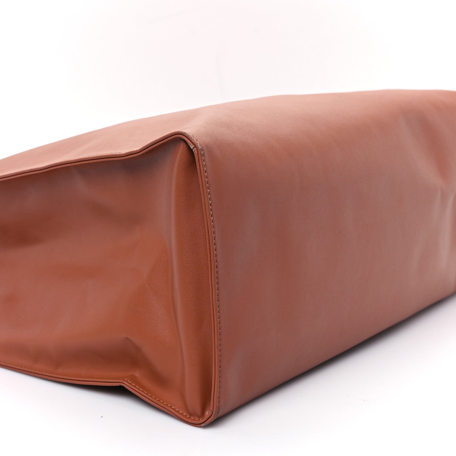 Telfar Vegan Leather Large Shopping Bag Tan 9 of 14