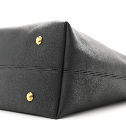 Louis Vuitton Grained Calfskin Low Key Hobo MM Black 10 of 11