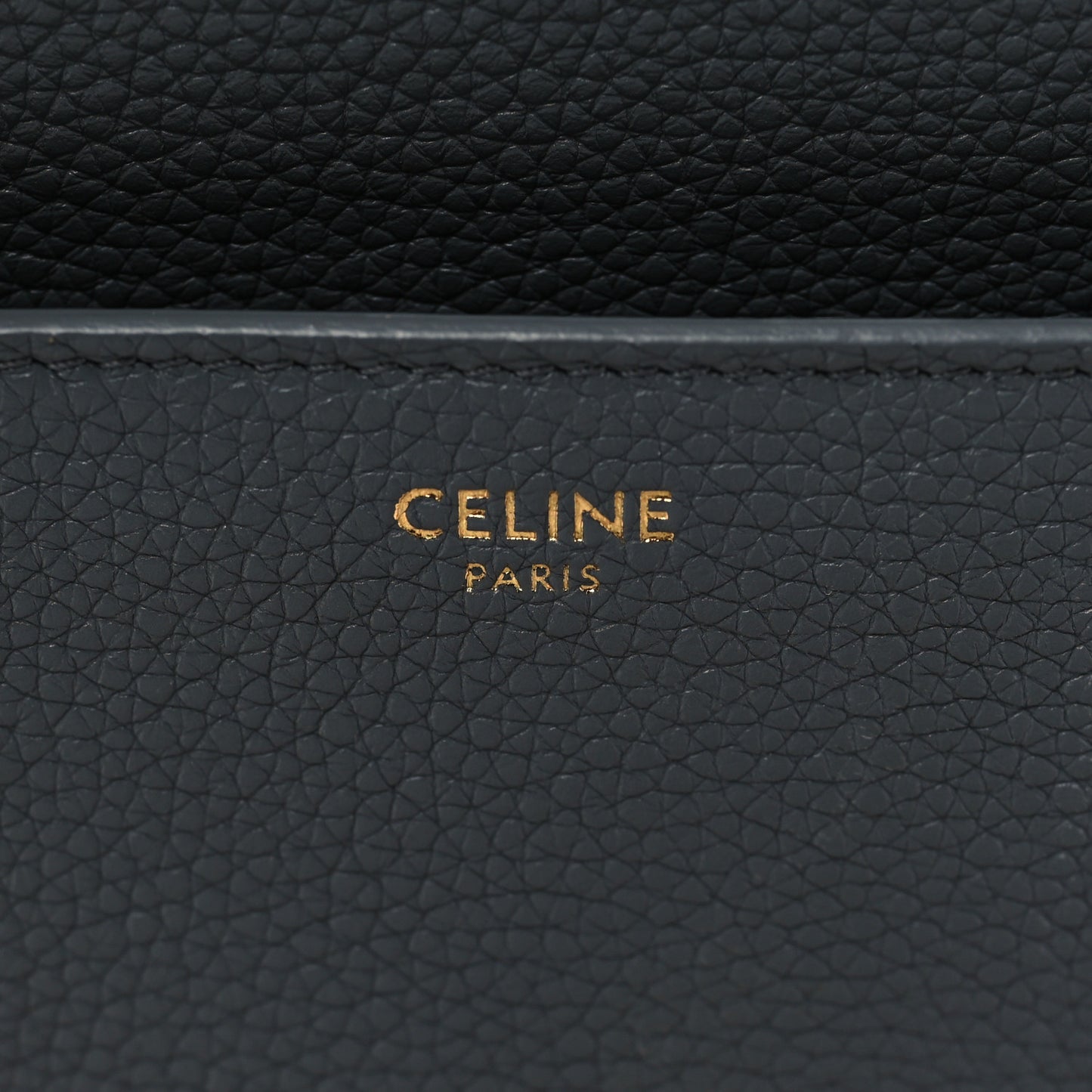 Grained Calfskin Classique 16 Top Handle Bag Pebble
