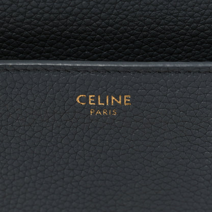 Celine Grained Calfskin Classique 16 Top Handle Bag Pebble 5 of 8