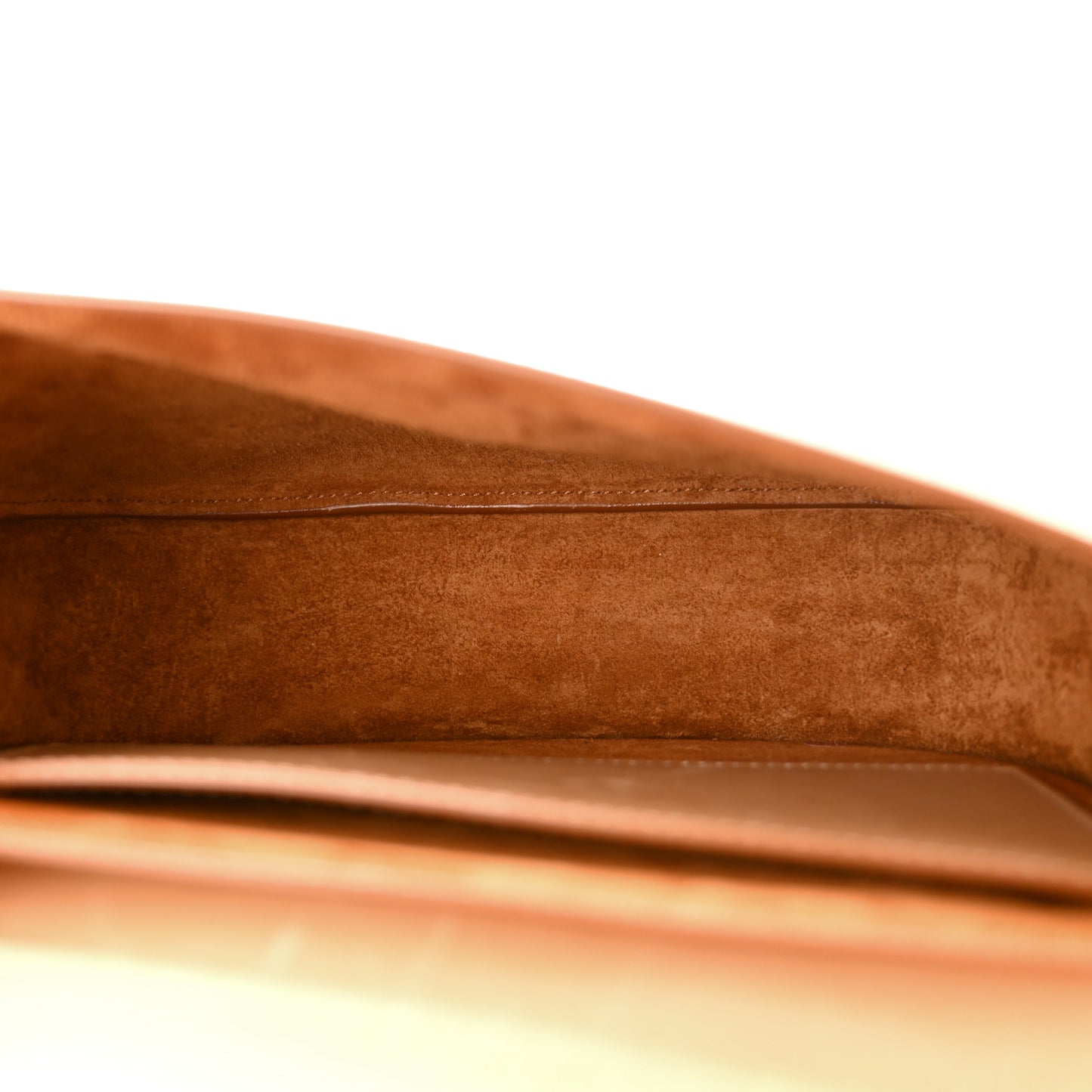 Smooth Vintage Calfskin Monogram Medium Kaia Satchel Gold