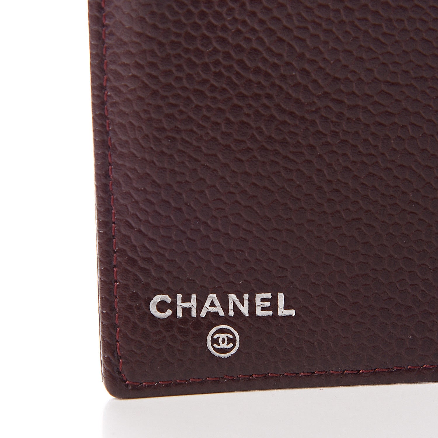 Chanel Caviar Timeless CC French Wallet Dark Bordeaux 9 of 11