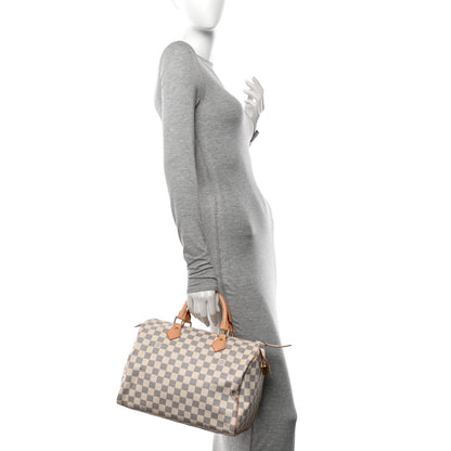Louis Vuitton Damier Azur Speedy 30 2 of 12