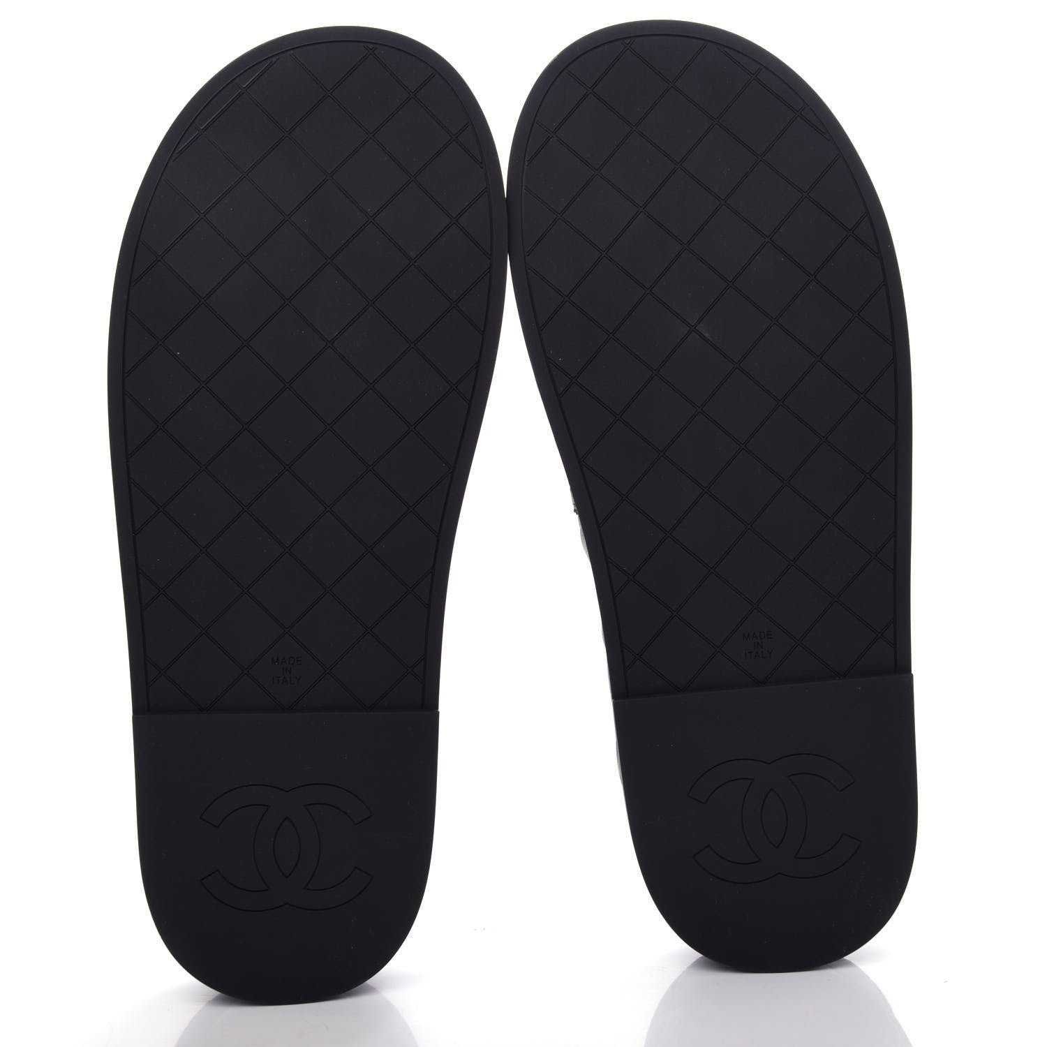 Chanel Lambskin Quilted CC Mules Sandals 41 Black 6 of 11