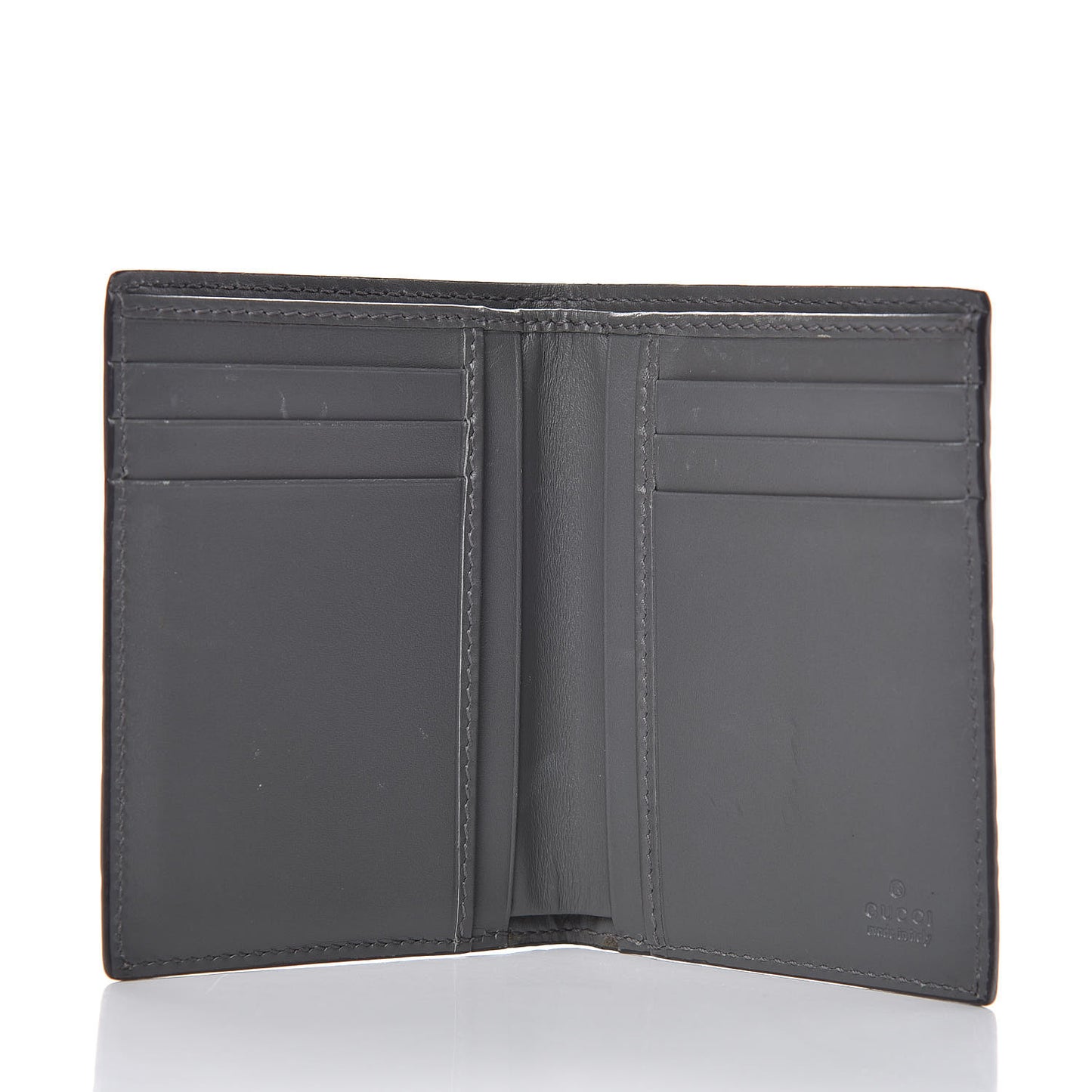 Guccissima Bi-Fold Wallet Grey