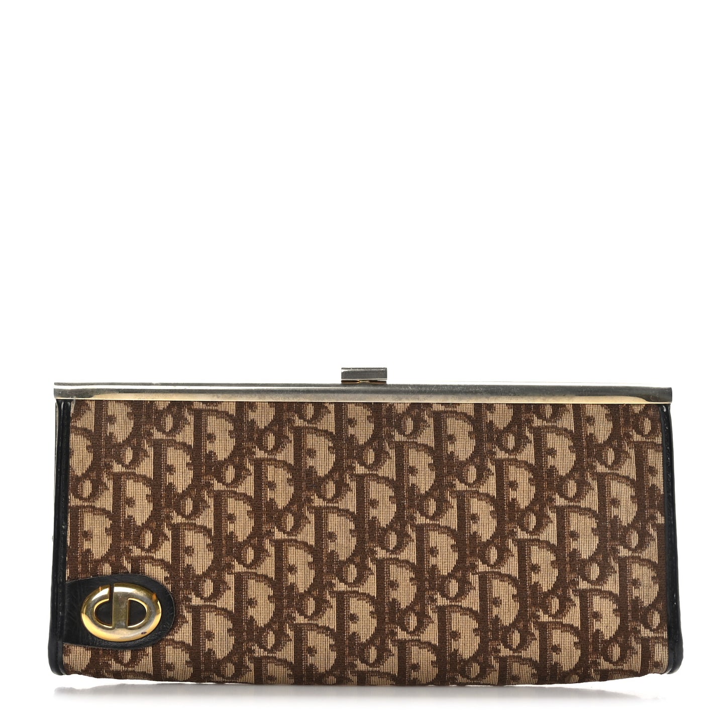 Monogram Clutch Brown