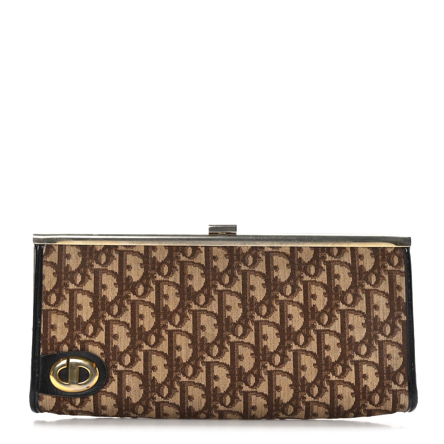 Christian Dior Monogram Clutch Brown 1 of 7