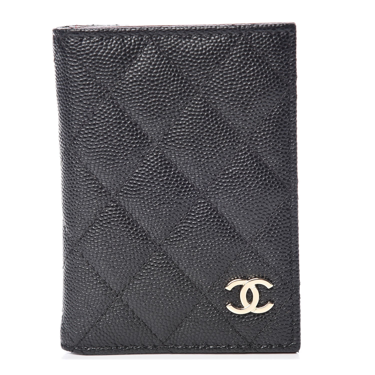 Chanel Caviar Quilted Card Holder Wallet Black 1 of 8