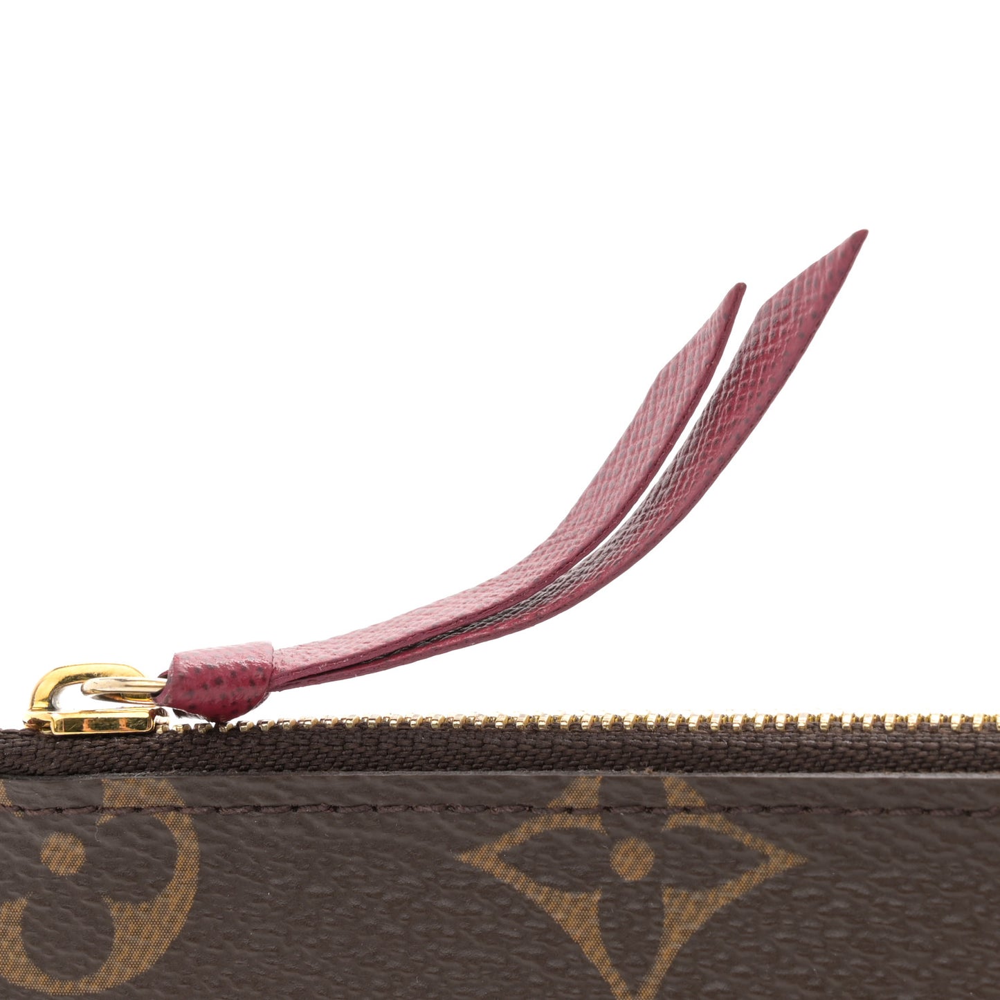 Monogram Pochette Felicie Chain Wallet Fuchsia