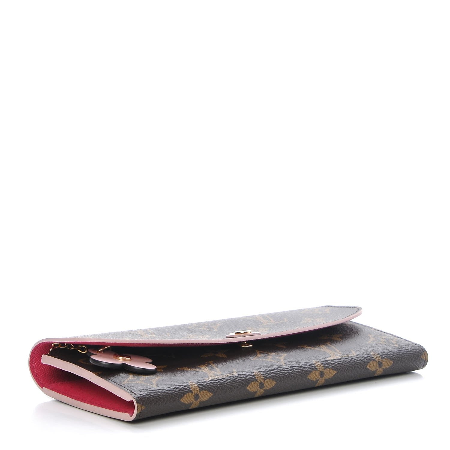 Louis Vuitton Monogram Bloom Flower Emilie Wallet 4 of 8