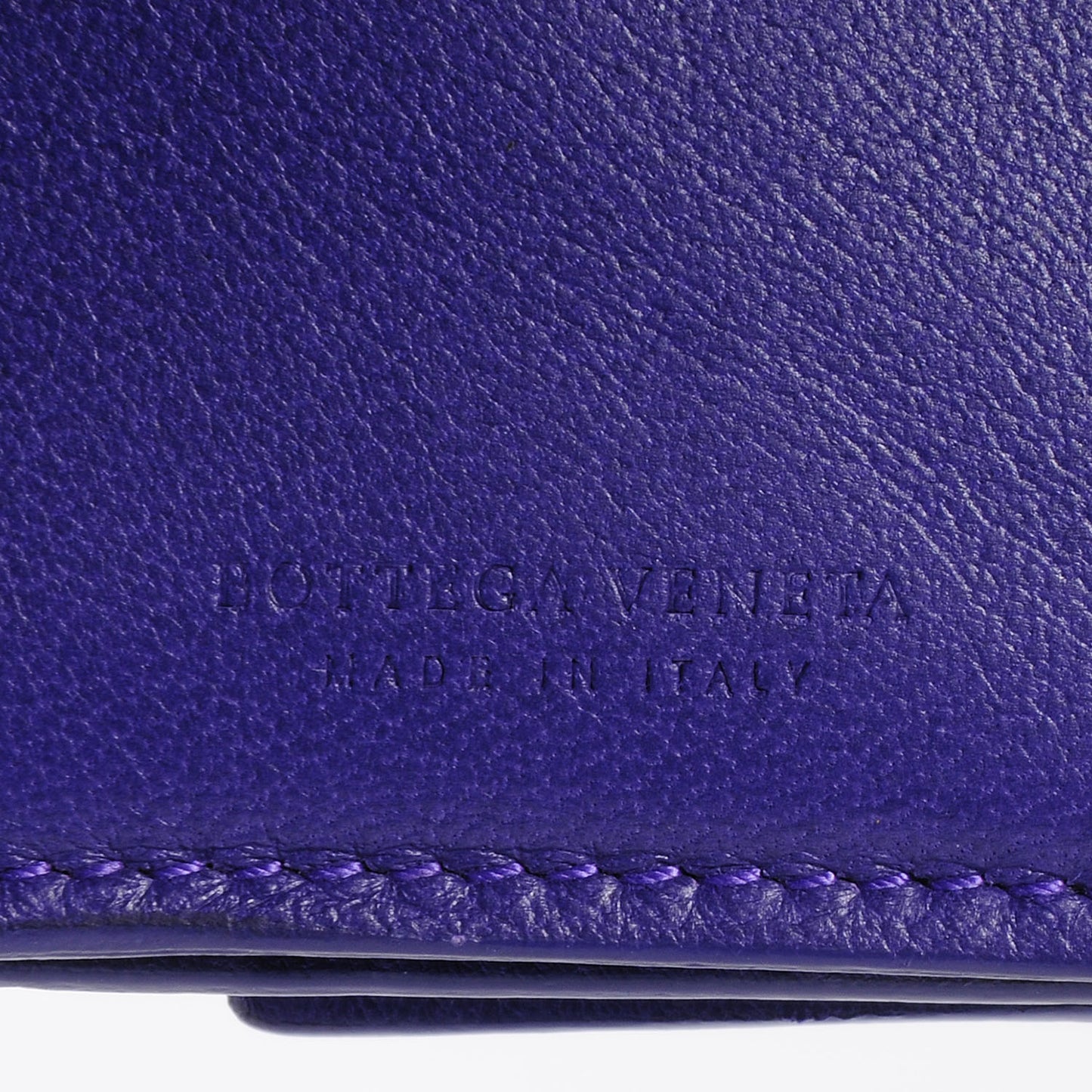 Nappa Intrecciato Continental Wallet Anemone