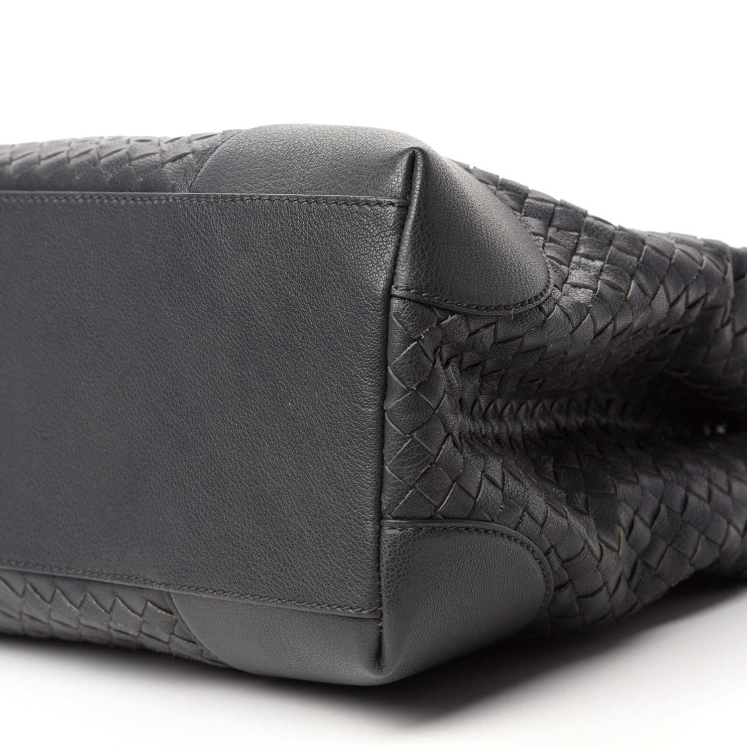 Bottega Veneta Nappa Intrecciato Large Top Handle Tote Grey 7 of 9