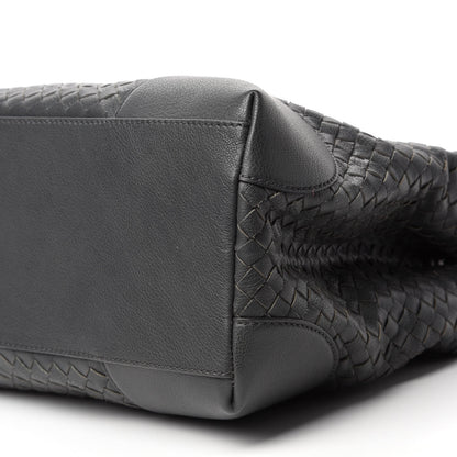 Bottega Veneta Nappa Intrecciato Large Top Handle Tote Grey 7 of 9