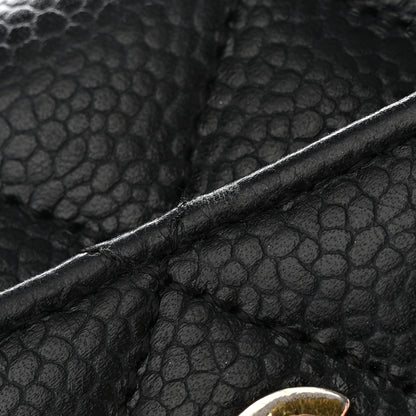 Chanel Caviar Quilted Flap Card Holder Black 10 of 11