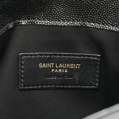 Saint Laurent Grain De Poudre Uptown Pouch Black 6 of 9