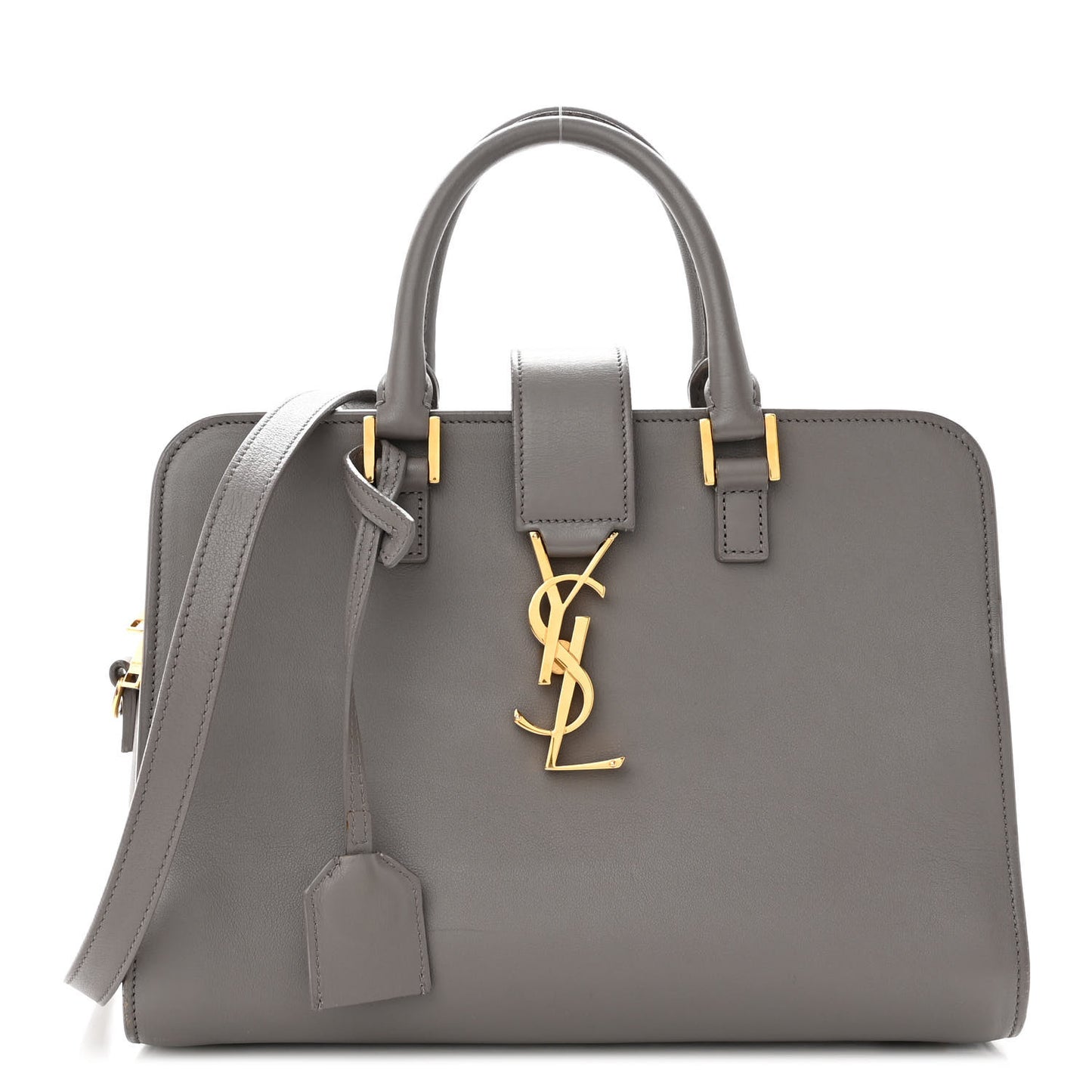 Calfskin Monogram Baby Cabas Fog