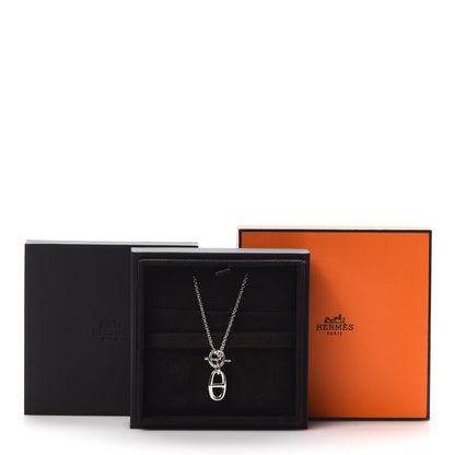 Hermes Sterling Silver Amulette Chaine d'Ancre Necklace 5 of 5