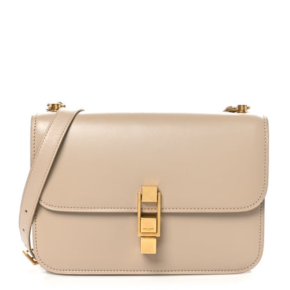 Saint Laurent Smooth Calfskin Le Carre Satchel Dark Beige 1 of 10