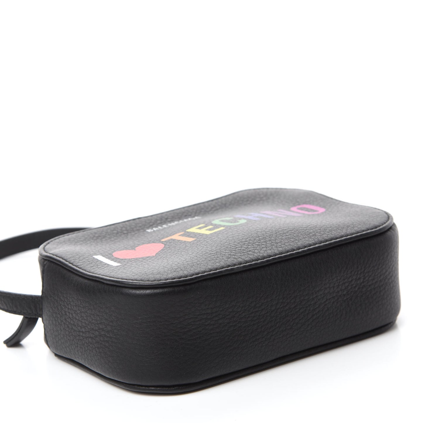 Calfskin I Love Techno XS Everyday Camera Bag Black
