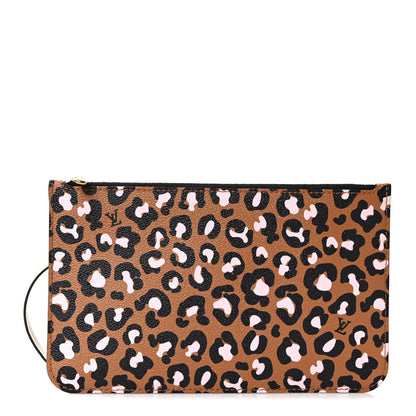 Louis Vuitton Monogram Giant Wild At Heart Neverfull MM Pochette Brown 1 of 6