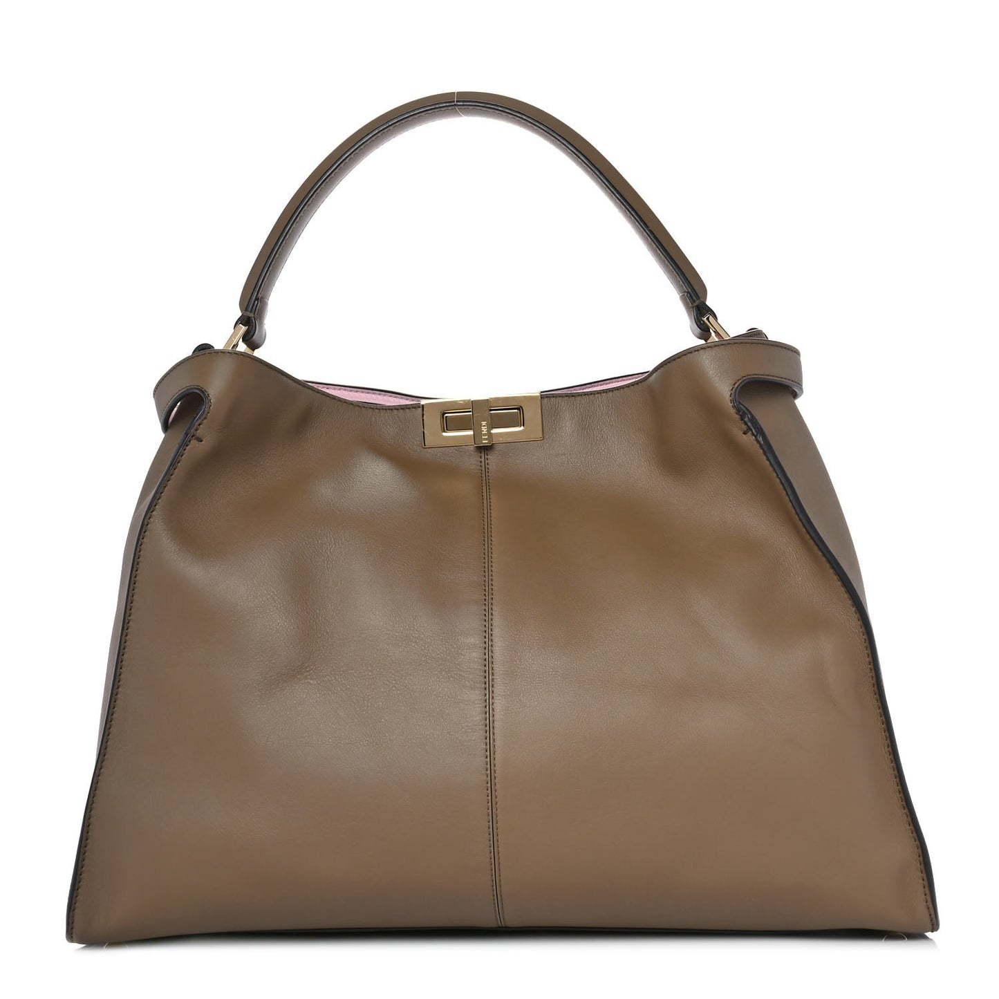 Vitello Seta Century Large Peekaboo X-Lite Fango Mandorlo