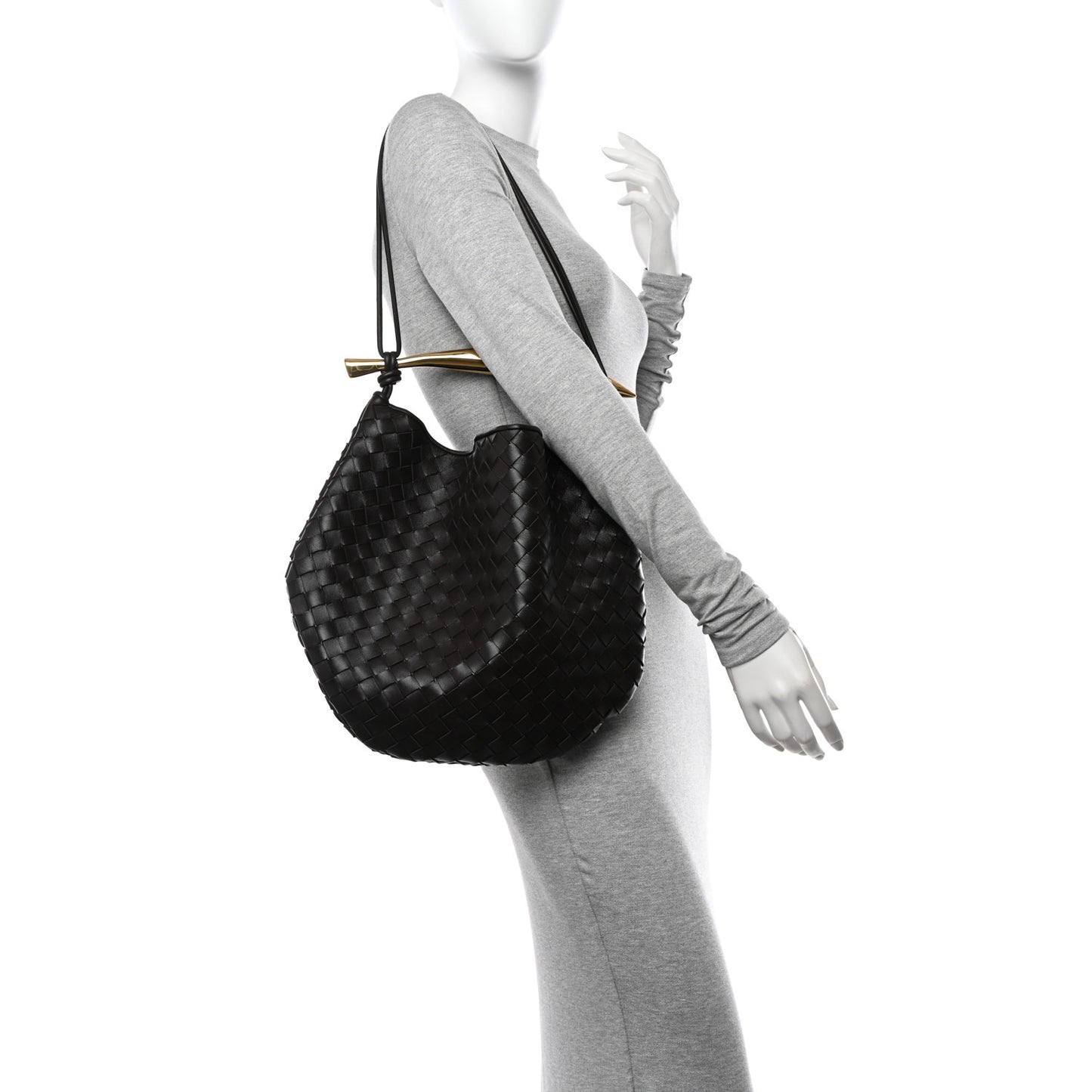 Nappa Intrecciato Medium Sardine Bag Fondant