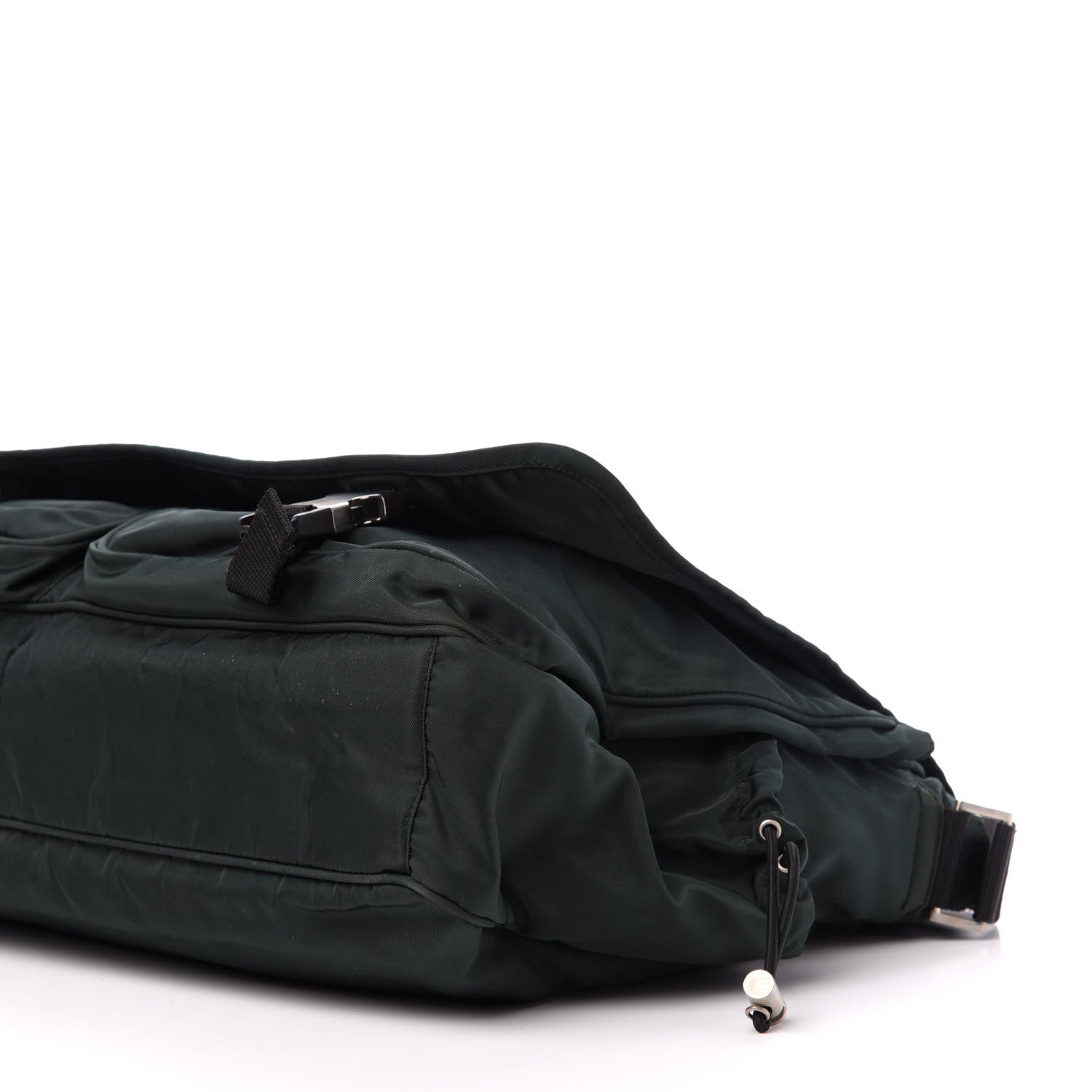 Prada Nylon Sport Messenger Bag Green 9 of 11