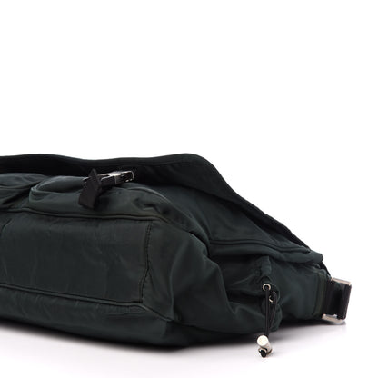 Prada Nylon Sport Messenger Bag Green 9 of 11