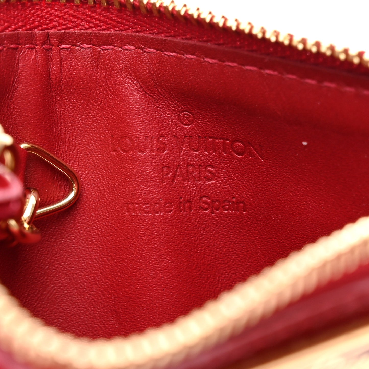 Vernis Key Pouch Pomme D'Amour