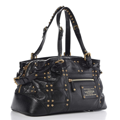 Louis Vuitton Lambskin Riveting Black 3 of 13