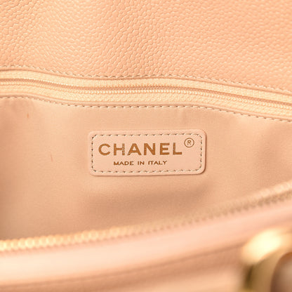 Chanel Caviar Quilted Grand Shopping Tote GST Beige Clair 5 of 10